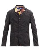 Matchesfashion.com Junya Watanabe - X Playboy Pinstriped Single-breasted Twill Blazer - Mens - Black