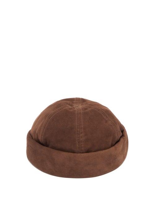 Matchesfashion.com Lock & Co. Hatters - Dover Suede Watch Cap - Mens - Brown