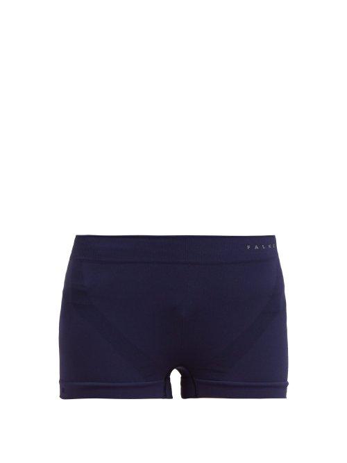 Matchesfashion.com Falke - Stretch Jersey Cycling Shorts - Womens - Navy