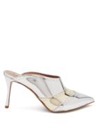Tabitha Simmons Blade Brogue-detail Leather Mules