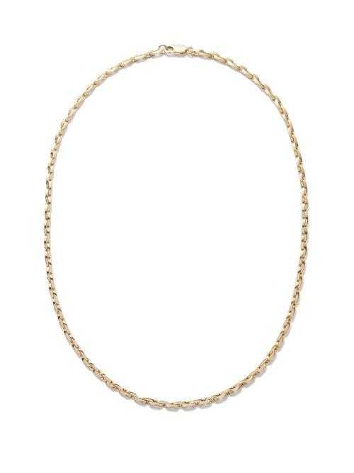 Laura Lombardi - Strada 14kt Gold-plated Cable-chain Necklace - Womens - Gold
