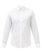 Bourrienne Paris X - Poete Dart-tucked Cotton-poplin Shirt - Mens - White