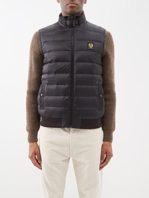 Belstaff - Circuit Quilted Down Gilet - Mens - Black
