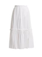See By Chloé Ruffle-trimmed Midi Skirt