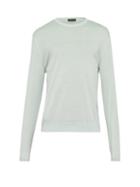 Matchesfashion.com Prada - Fine Virgin Wool Sweater - Mens - Mint