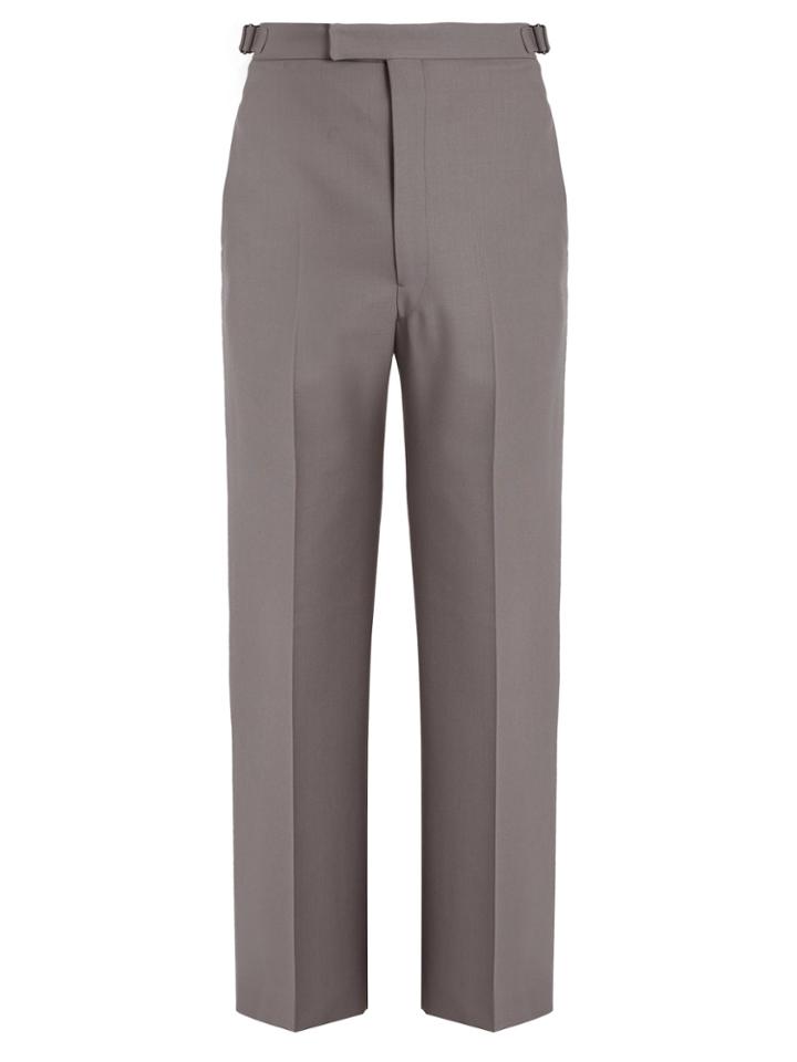 Lemaire Mid-rise Wide-leg Wool-twill Trousers