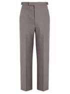 Lemaire Mid-rise Wide-leg Wool-twill Trousers