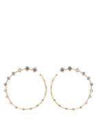 Fernando Jorge Circle Large 18kt Gold & Diamond Earrings