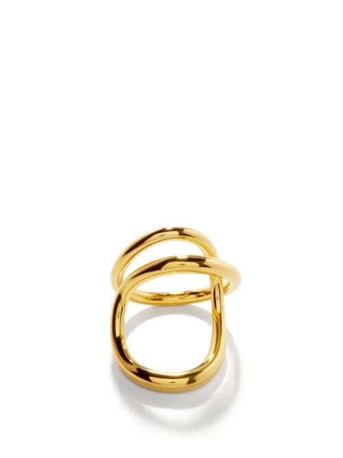 Ladies Jewellery Charlotte Chesnais - Ribbon 18kt Gold-vermeil Ring - Womens - Gold