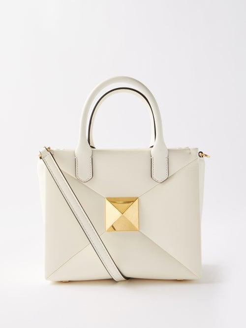 Valentino Garavani - One Stud Small Leather Cross-body Bag - Womens - White