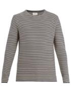 Oliver Spencer Bronte Crew-neck Striped Cotton-knit Sweater