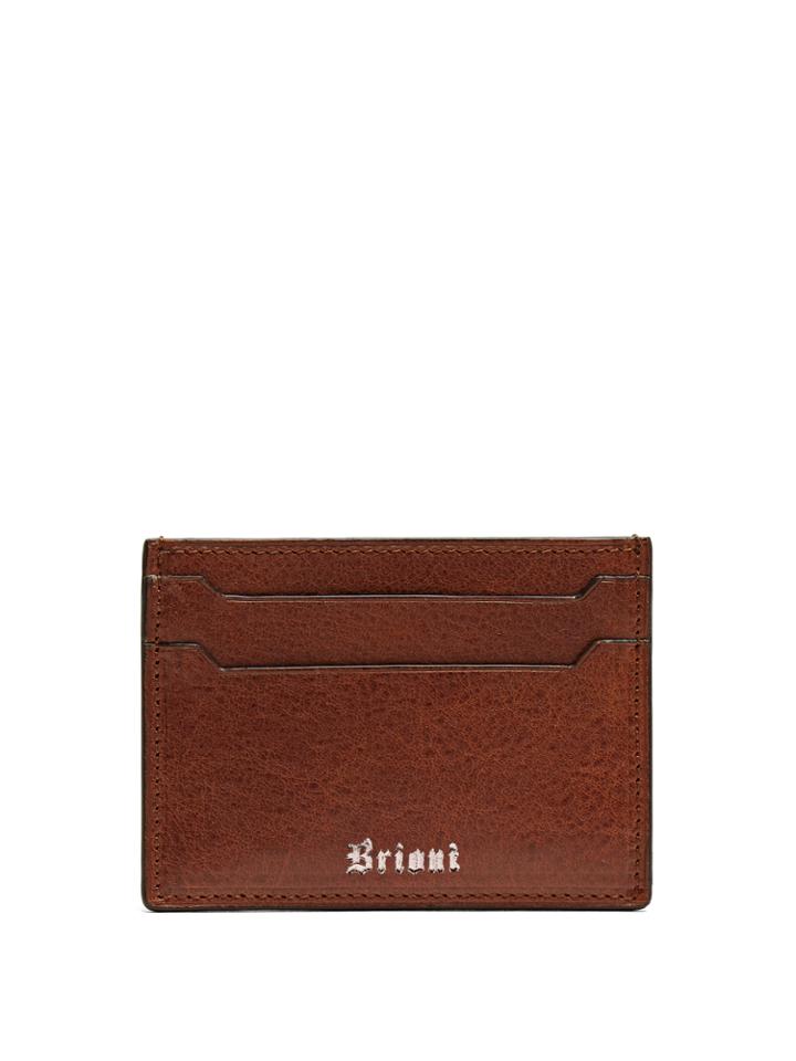 Brioni Logo-debossed Leather Cardholder