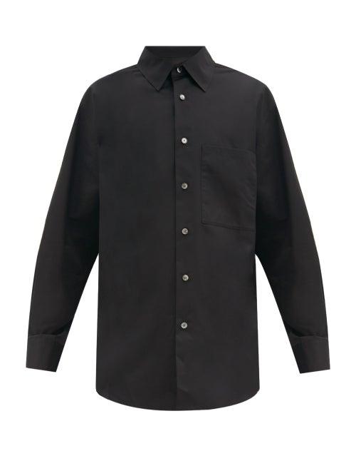 Matchesfashion.com Wooyoungmi - Button-down Cotton Shirt - Mens - Black
