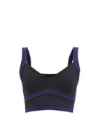 Ladies Activewear Ernest Leoty - Florence Bi-colour Cropped Top - Womens - Black