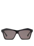 Bottega Eyewear - Square Acetate Sunglasses - Mens - Black