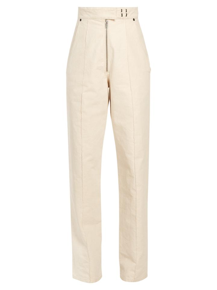 Isabel Marant Namiris High-rise Straight-leg Trousers