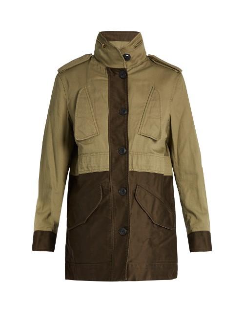 Rag & Bone Kinsley Bi-colour Cotton Jacket