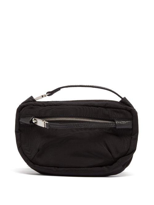 Matchesfashion.com 1017 Alyx 9sm - Rollercoaster Nylon And Leather Belt Bag - Mens - Black