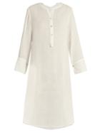 Loup Charmant Algiers Half-button Cotton Tunic Dress