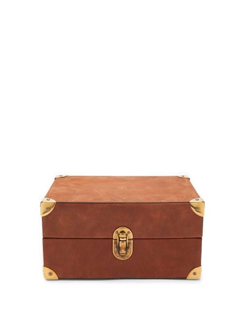 Matchesfashion.com Brunello Cucinelli - Nubuck And Suede Watch Box - Mens - Brown