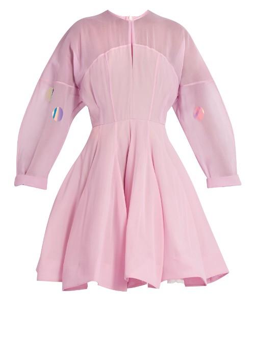 Natasha Zinko Structured Silk-chiffon Dress