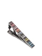 Matchesfashion.com Paul Smith - Stripe Metal Tie Pin - Mens - Black