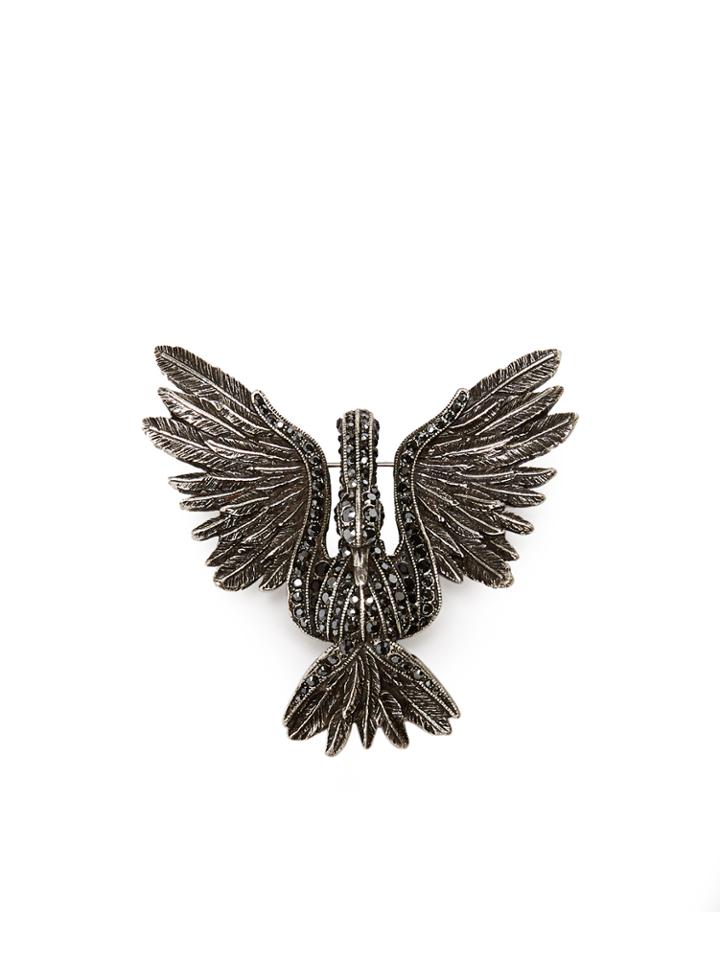 Lanvin Swan Brooch