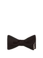 Matchesfashion.com Title Of Work - Embellished Silk Bow Tie - Mens - Black