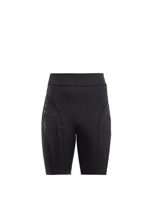 Matchesfashion.com Fendi - Logo Embossed Performance Shorts - Womens - Black