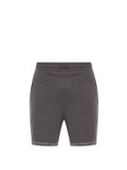 Matchesfashion.com Lahgo - Restore Cotton-blend Pyjama Shorts - Mens - Dark Grey