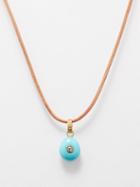 Jade Jagger - Diamond, Turquoise & 18kt Gold Necklace - Womens - Blue Multi