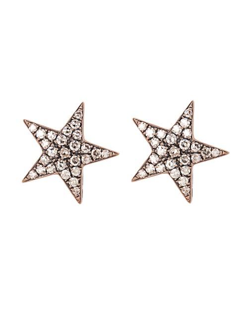 Selim Mouzannar Diamond & Pink-gold Istanbul Earrings