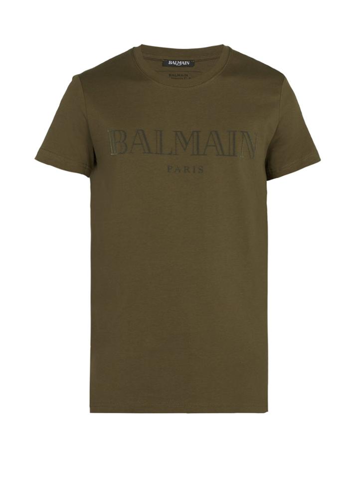 Balmain Logo Cotton T-shirt