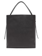 Matchesfashion.com Valextra - Sacca Medium Grained Leather Tote Bag - Womens - Black