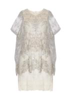 Loyd/ford Bead-embellished Capelet Dress
