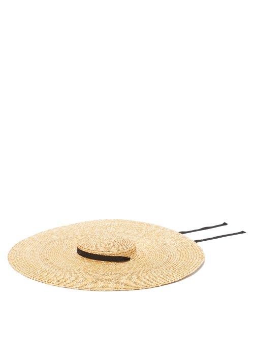 Matchesfashion.com Jacquemus - Santon Wide Brimmed Straw Hat - Womens - Beige