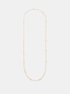 Theodora Warre - Heart Crystal & 14kt Gold-plated Necklace - Womens - Gold Multi