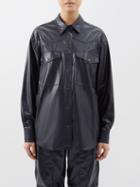 Isabel Marant Toile - Berny Faux-leather Shirt - Womens - Black