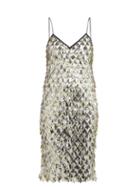 Matchesfashion.com No. 21 - Jersey Lined Sequin Dress - Womens - Silver