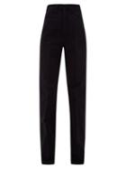 Matchesfashion.com Lemaire - High Rise Garment Dyed Straight Leg Jeans - Womens - Black
