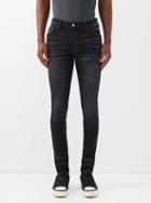 Amiri - Stack Washed Skinny-leg Jeans - Mens - Black