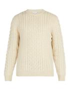 Sunspel Wool Cable-knit Sweater