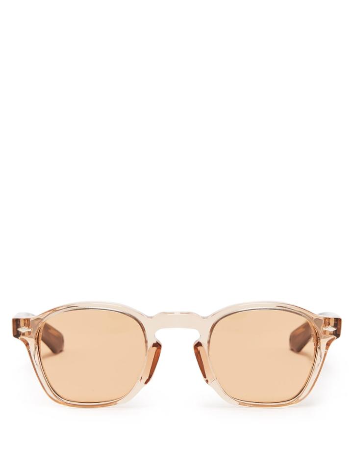 Jacques Marie Mage Zephirin Squared Round-frame Acetate Sunglasses
