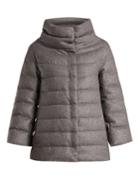 Herno Funnel-neck Quilted-down Jacket