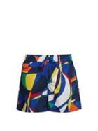 Matchesfashion.com Polo Ralph Lauren - Abstract Print Swim Shorts - Mens - Multi