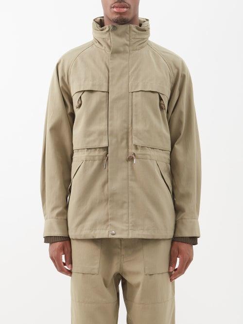 Snow Peak - Takibi Hooded Ripstop Jacket - Mens - Beige