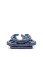 Matchesfashion.com Cult Gaia - Set Of Three Cleo Bracelets - Womens - Blue