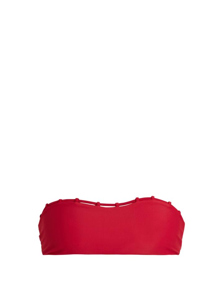 Jade Swim Chain Reaction Bandeau Bikini Top