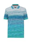 Matchesfashion.com Missoni - Striped Cotton Piqu Polo Shirt - Mens - Green Multi