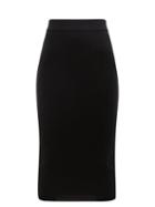 Tom Ford - Ribbed Cashmere-blend Pencil Skirt - Womens - Black